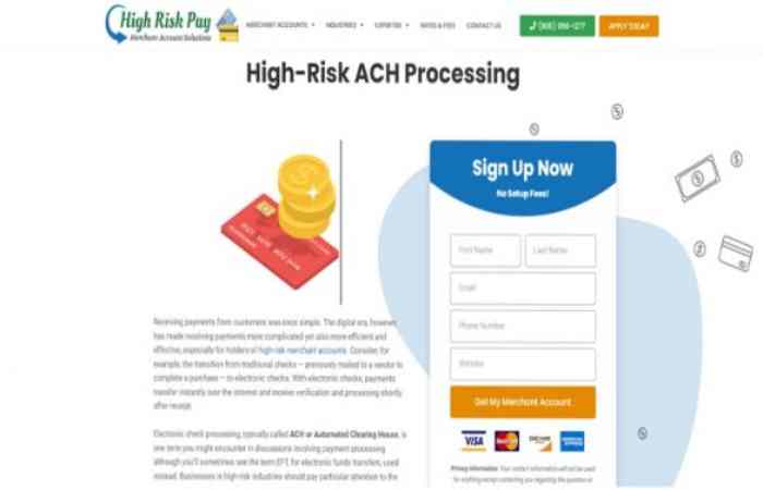 High Risk ACH Processing highriskpay.com