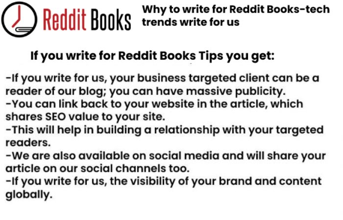 Why to write for Reddit Books-tech trends write for us