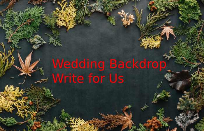 Wedding Backdrop Write for Us