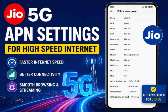 Jio 5G APN Settings for High Speed Internet
