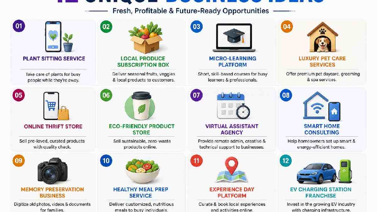 12 Unique Business Ideas in India (2026): Turn Your Passion into Profit