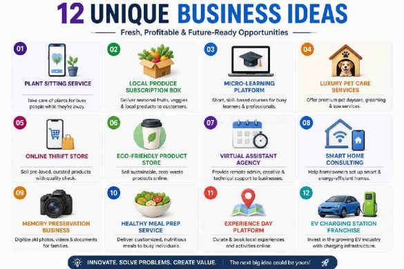 12 Unique Business Ideas