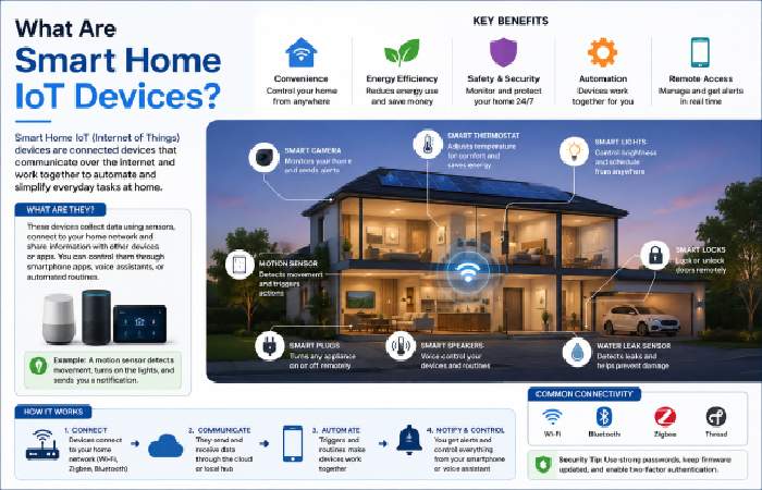 What Are Smart Home IoT Devices